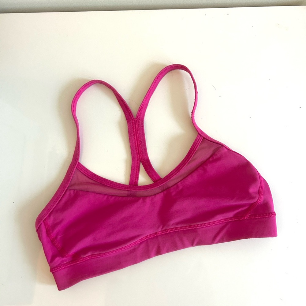 Pink Lululemon Sports Bra